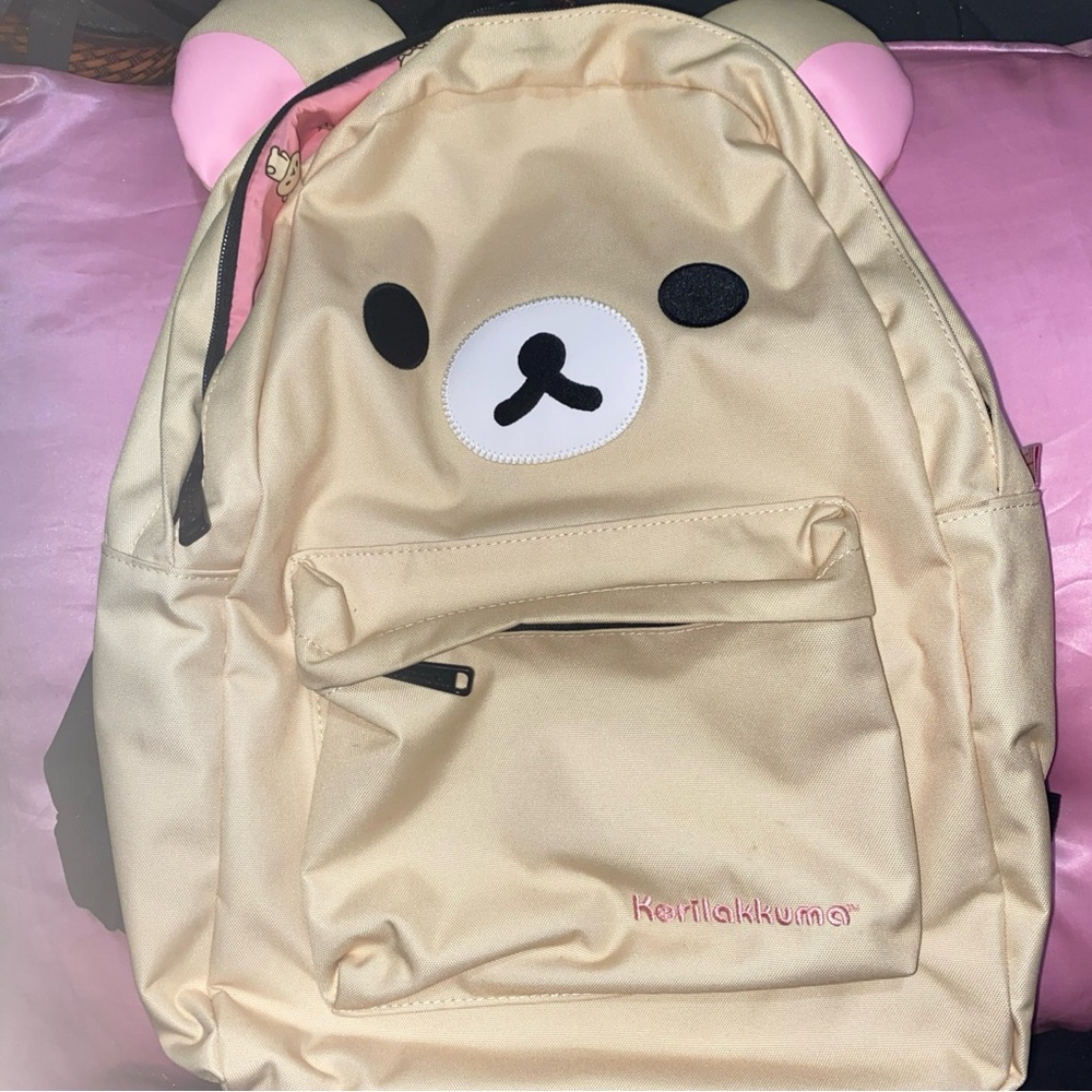 Korilakkuma 15" School Bag San-X Rilakkuma Backpack for Unisex